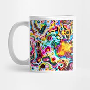 Retro Rainbow Psychedelic Mug